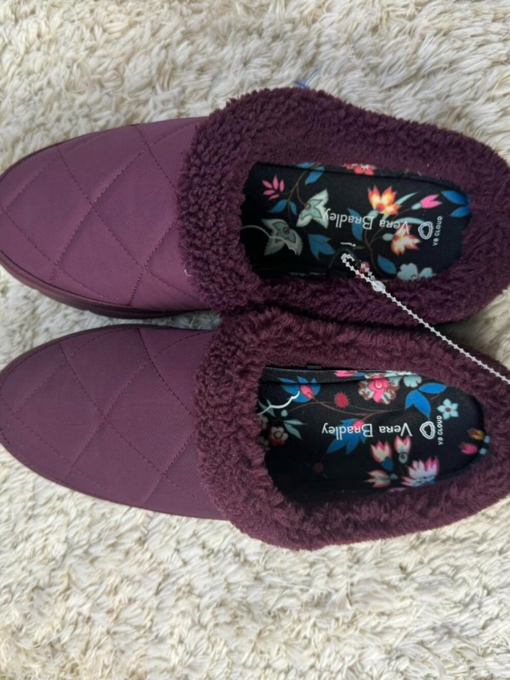 Vera Bradley Women's Purple and Burgundy Clogs